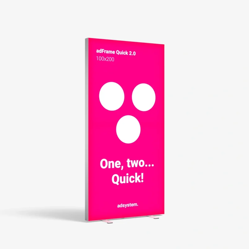 adFrame Quick 2.0 LED-frame