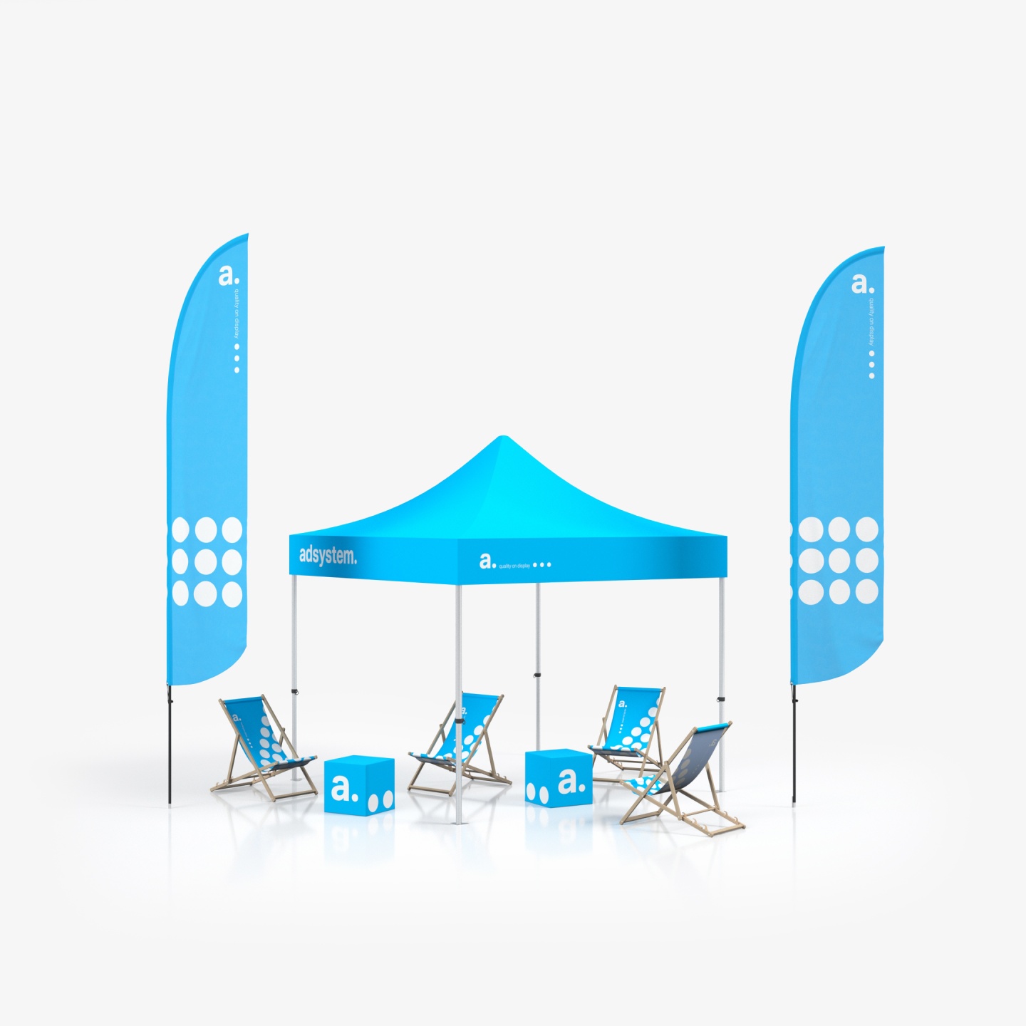Outdoor reclame sets